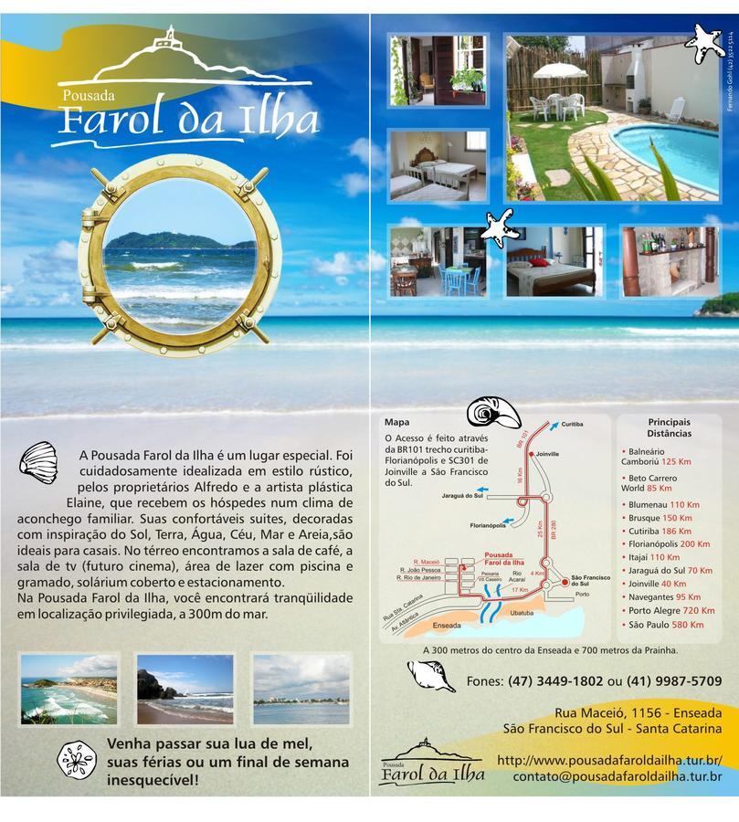 Pousada Farol Da Ilha Residencial Сан-Франсіску-ду-Сул Екстер'єр фото